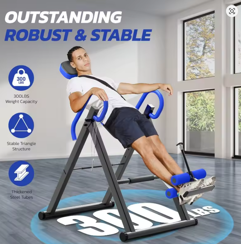 Dr. Adam Mayoo’s Inversion Table – Natural Back & Disc Pain Relief