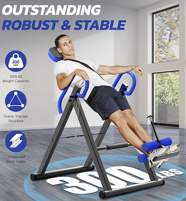 Dr. Adam Mayoo's Inversion Table — Natural back & Disc Pain Relief